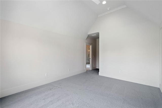 615 Claxton Ln, Milton, GA 30004 - carpeted empty room with vaulted ceiling and baseboards