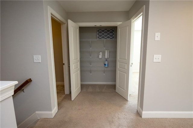 2034 W Hampton Dr, Canton, GA 30115 - hallway with light colored carpet and baseboards