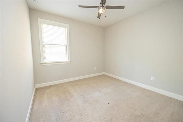 2034 W Hampton Dr, Canton, GA 30115 - carpeted empty room with baseboards and ceiling fan