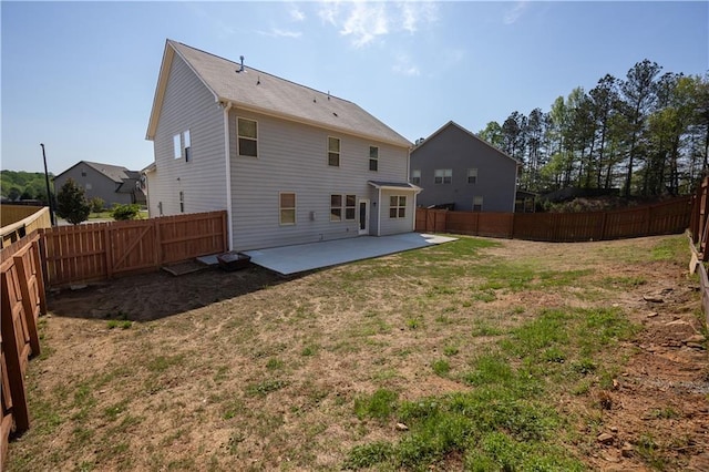 2034 W Hampton Dr, Canton, GA 30115 - back of house featuring a patio area, a fenced backyard, and a yard