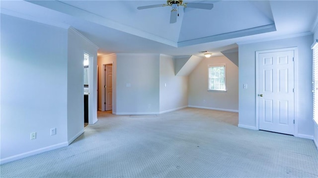251 Waterford Cove Dr, Suwanee, GA 30024 - bonus room with light colored carpet, baseboards, and ceiling fan