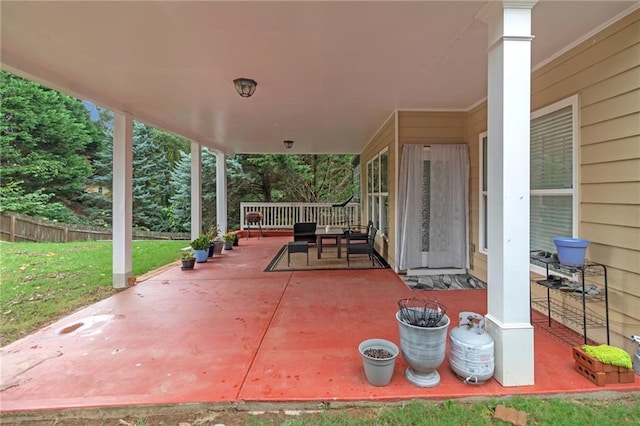 view of patio