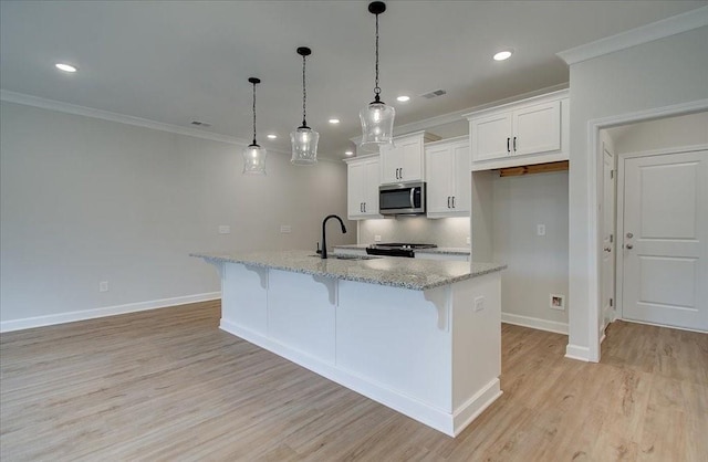 interior space with light hardwood / wood-style floors