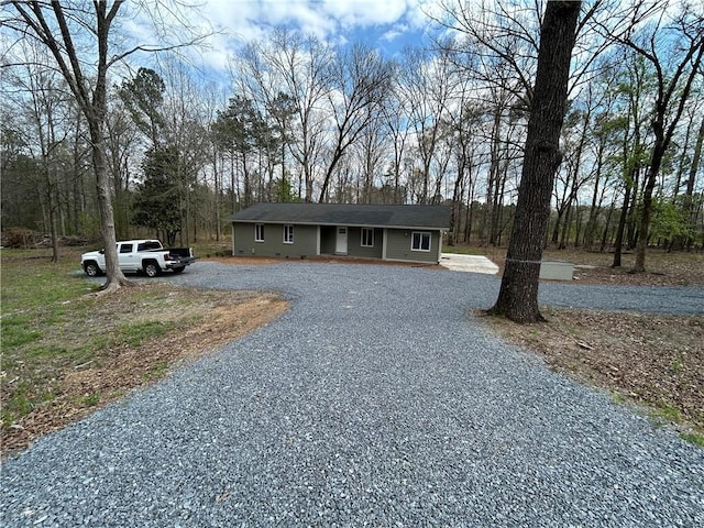 view of front of property