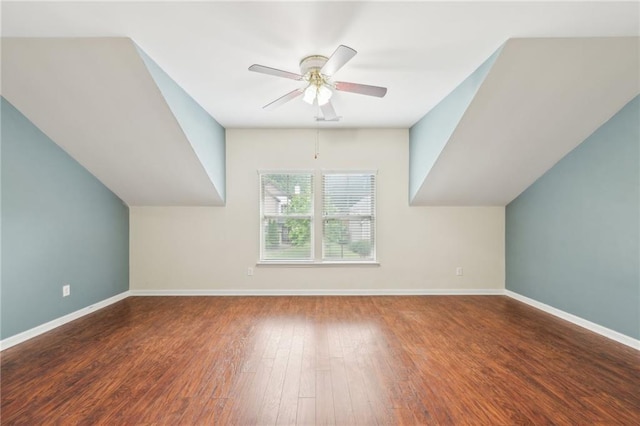 2760 Lions Gate Dr, Cumming, GA 30041 - additional living space featuring ceiling fan, wood finished floors, and baseboards