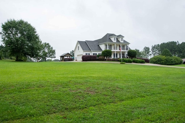 view of yard featuring a gazebo