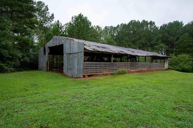 view of stable