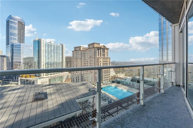 3325 Piedmont Rd NE Unit 1708, Atlanta, GA 30305 - balcony featuring a city view