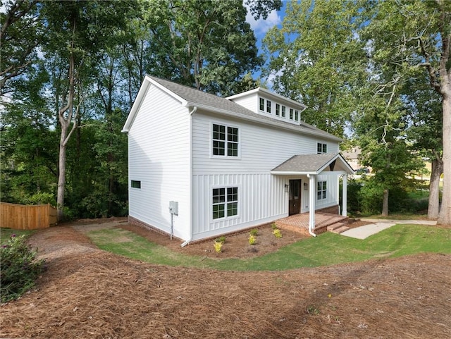 view of front of home