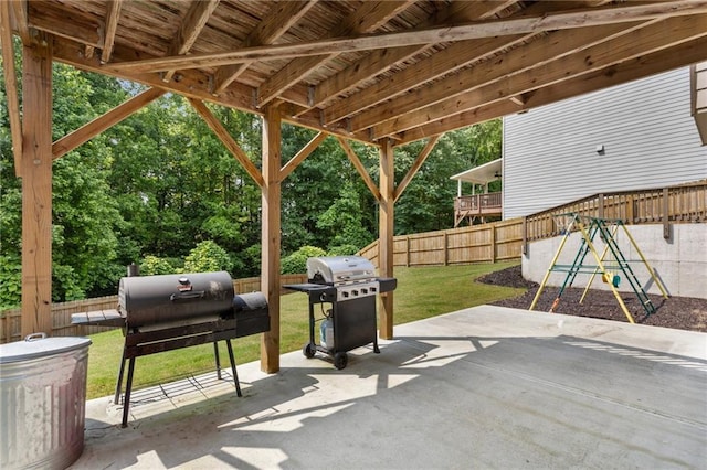 4568 Mantova Dr, Buford, GA 30519 - view of patio with area for grilling