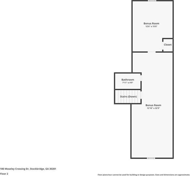 180 Moseley Crossing Dr, Stockbridge, GA 30281 - view of property floor plan