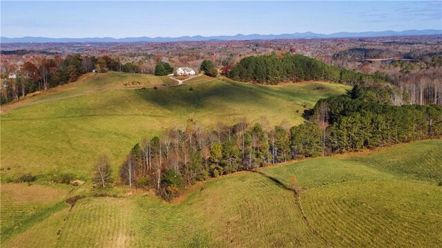 5414 Price Rd, Gainesville, GA 30506 - drone / aerial view with a mountain view and a forest view