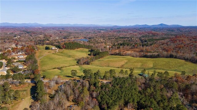 5414 Price Rd, Gainesville, GA 30506 - birds eye view of property featuring a wooded view and a mountain view