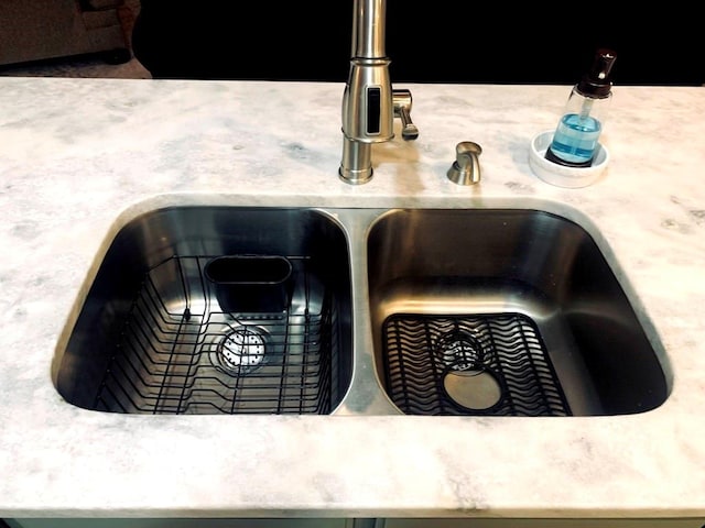 interior details with sink