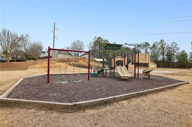 view of communal playground