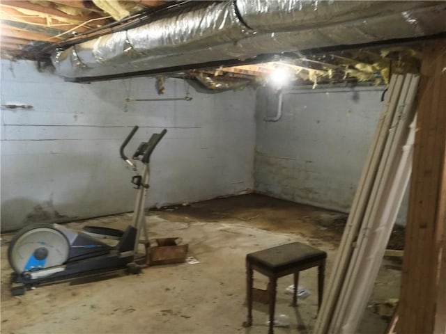 290 Covered Bridge Rd SW, Cartersville, GA 30120 - view of unfinished basement
