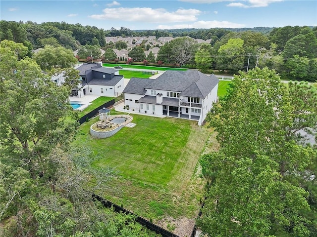 aerial view