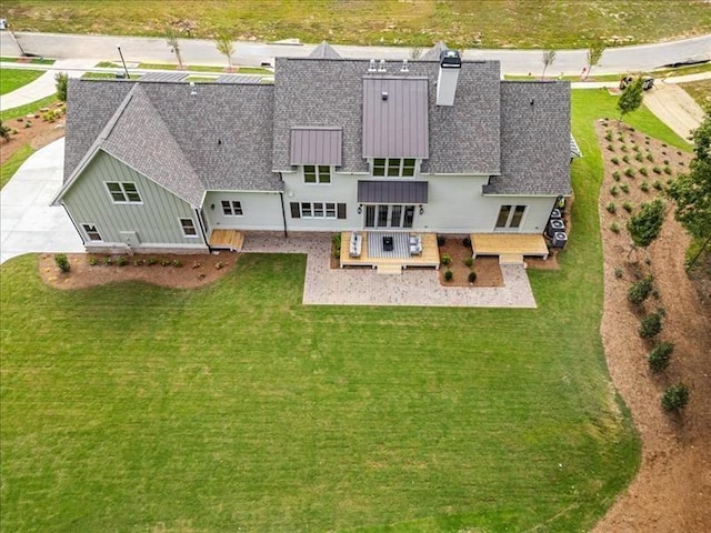 view from above of property