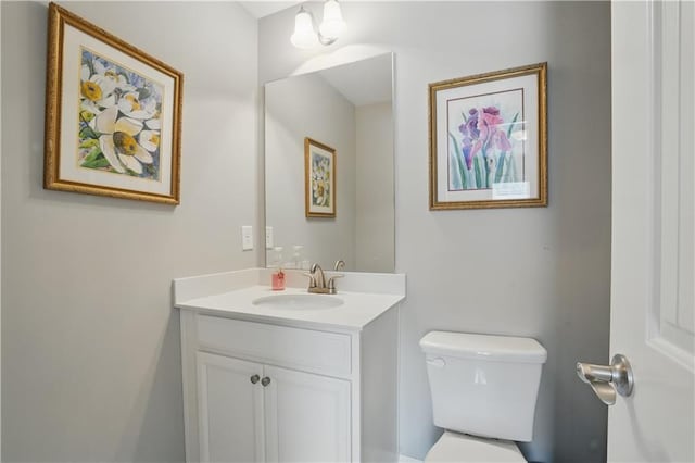 1255 Double Branches Ln, Dallas, GA 30132 - half bath featuring vanity and toilet