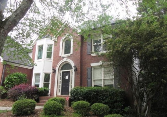 425 Fieldstone Lndg, Alpharetta, GA 30005 - view of front of house with brick siding