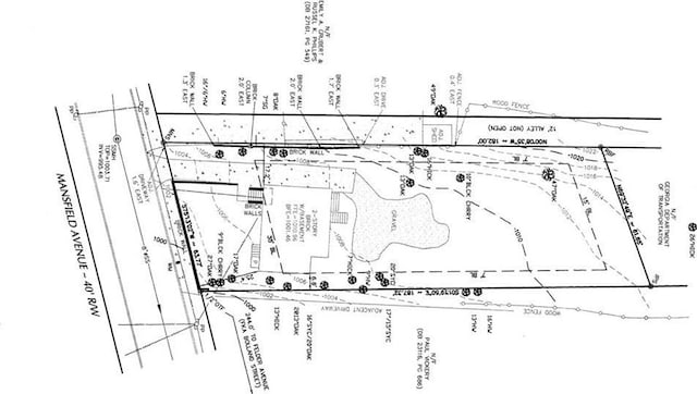 1200 Mansfield Ave NE, Atlanta, GA 30307 - map showing property parcels