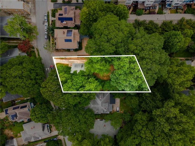 1200 Mansfield Ave NE, Atlanta, GA 30307 - view of property location with property boundaries highlighted and nearby suburban area