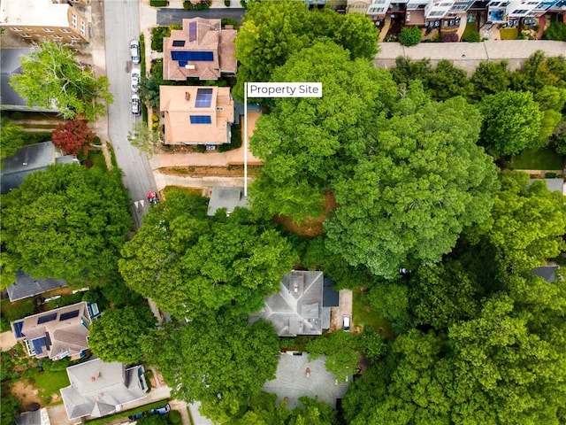 1200 Mansfield Ave NE, Atlanta, GA 30307 - aerial view of property's location with nearby suburban area