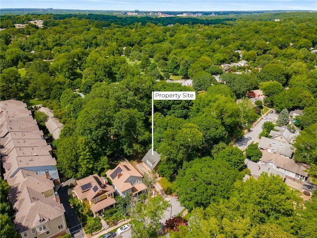 1200 Mansfield Ave NE, Atlanta, GA 30307 - aerial view of residential area featuring a heavily wooded area