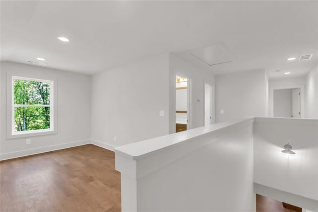 618 W Glade Creek Rd, Clarkesville, GA 30523 - unfurnished room with wood finished floors, recessed lighting, and baseboards