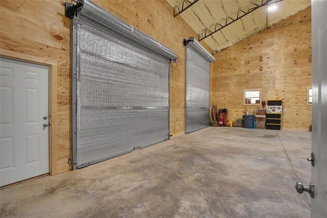 618 W Glade Creek Rd, Clarkesville, GA 30523 - garage featuring wood walls