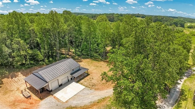 618 W Glade Creek Rd, Clarkesville, GA 30523 - aerial view of property and surrounding area featuring a forest