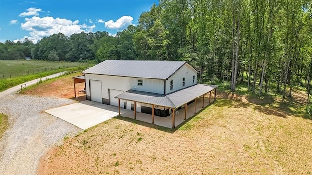 618 W Glade Creek Rd, Clarkesville, GA 30523 - aerial view of property and surrounding area with a heavily wooded area