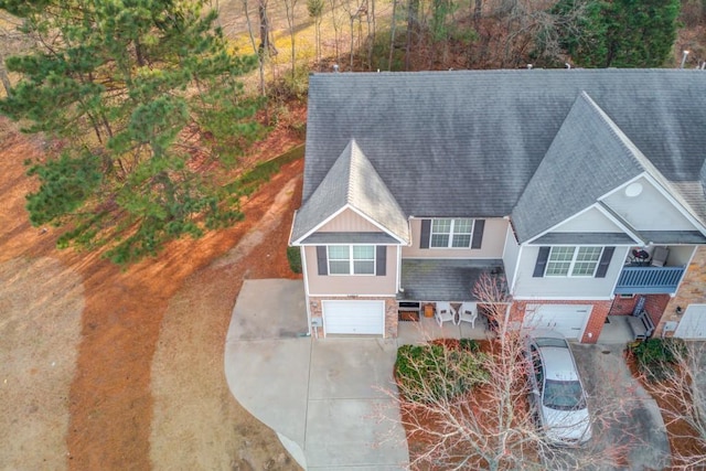 drone / aerial view