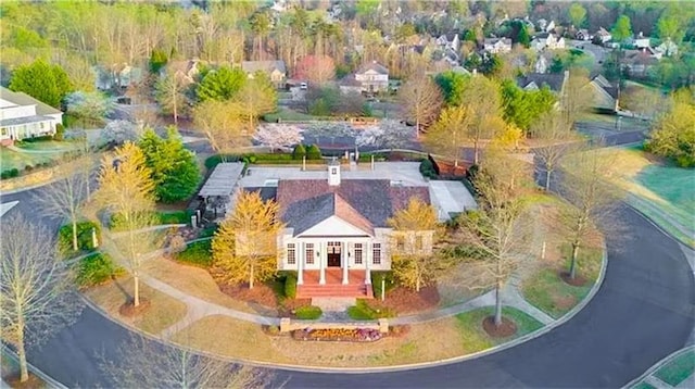 view from above of property