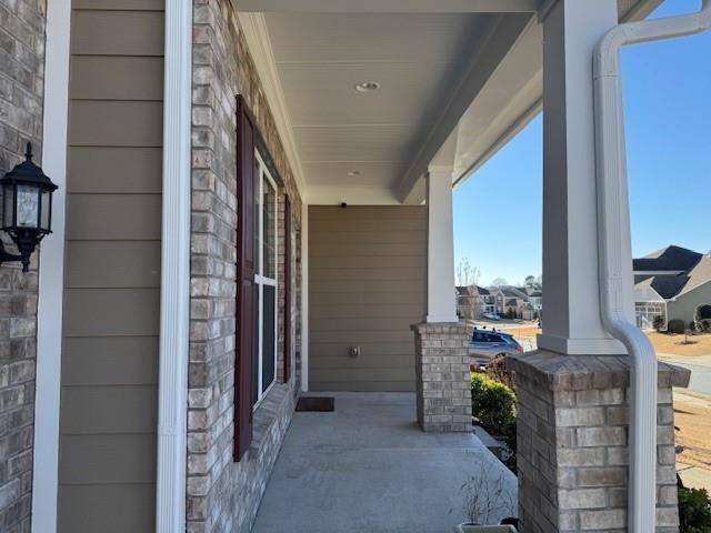 view of patio / terrace featuring covered porch