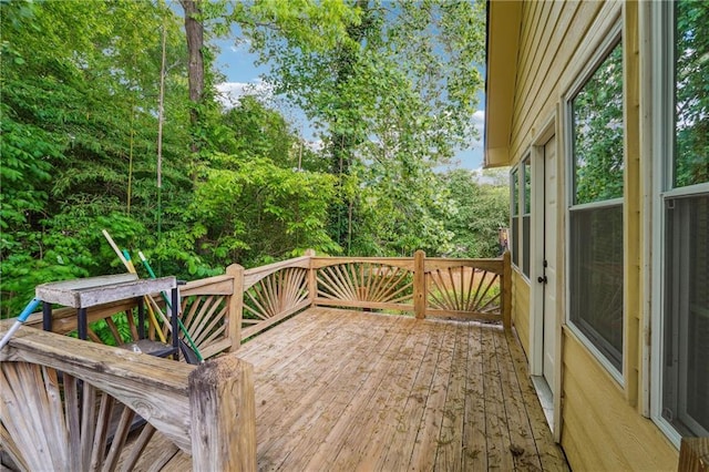 view of deck