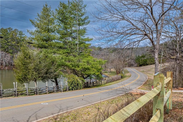 view of road