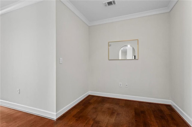 325 E Paces Ferry Rd NE Unit 703, Atlanta, GA 30305 - unfurnished room with ornamental molding, wood-type flooring, and baseboards