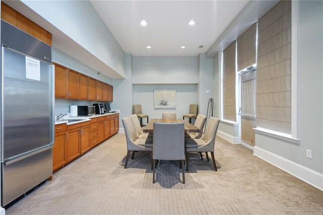 3820 Roswell Rd NE Unit 317, Atlanta, GA 30342 - view of patio featuring area for grilling, outdoor dining area, and an outdoor kitchen