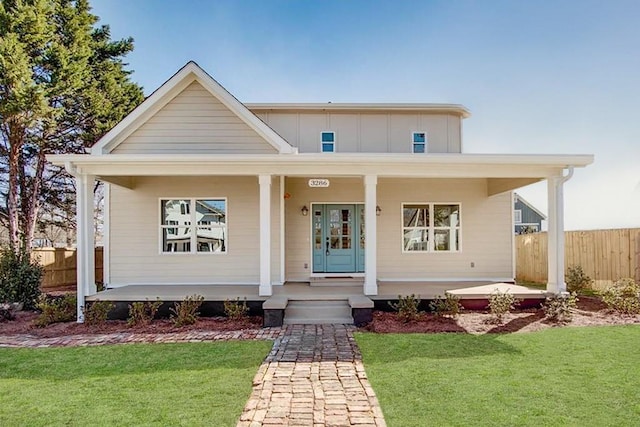 3286 Bachelor St, East Point, GA 30344 - view of front of property with covered porch and board and batten siding