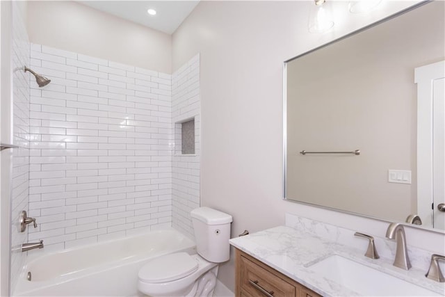 3286 Bachelor St, East Point, GA 30344 - bathroom featuring vanity and washtub / shower combination