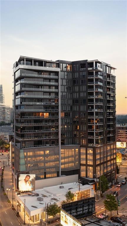 3107 Peachtree Rd NE Unit 1403, Atlanta, GA 30305 - view of building exterior with a city view