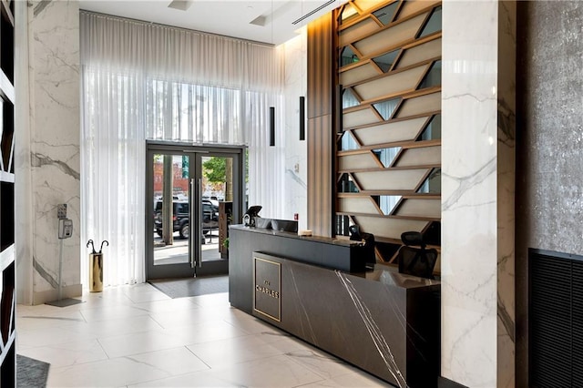 3107 Peachtree Rd NE Unit 1403, Atlanta, GA 30305 - reception featuring french doors