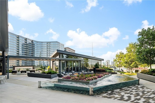 3107 Peachtree Rd NE Unit 1403, Atlanta, GA 30305 - surrounding community featuring outdoor lounge area