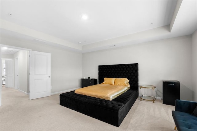 1025 Cherryfield Run, Marietta, GA 30008 - carpeted bedroom with baseboards and a tray ceiling