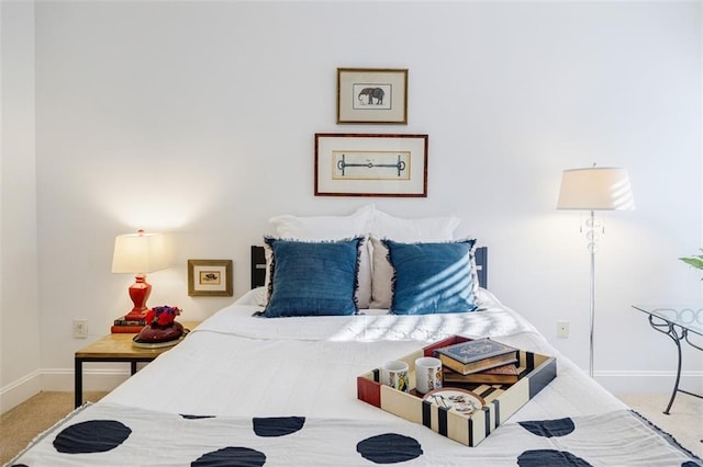 bedroom featuring carpet flooring