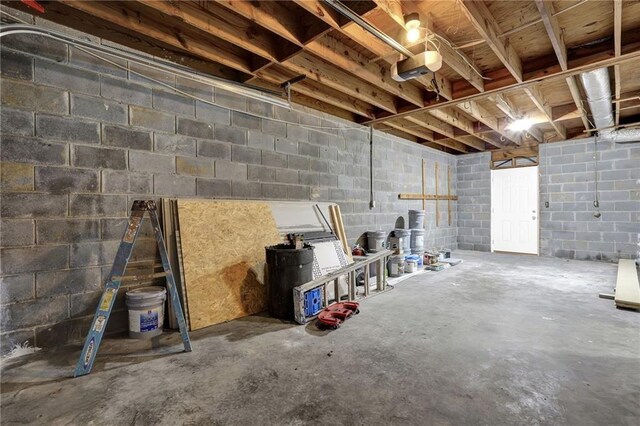 9148 Homewood Dr, Riverdale, GA 30274 - view of unfinished basement