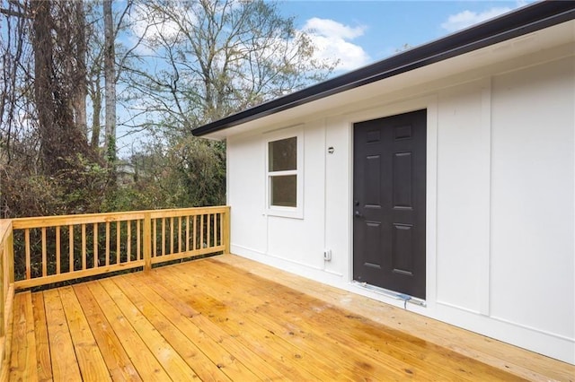 9148 Homewood Dr, Riverdale, GA 30274 - view of wooden terrace