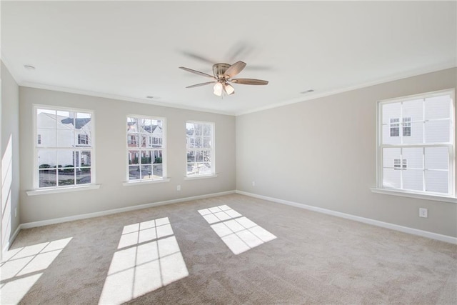 bathroom with ceiling fan and a shower with shower door