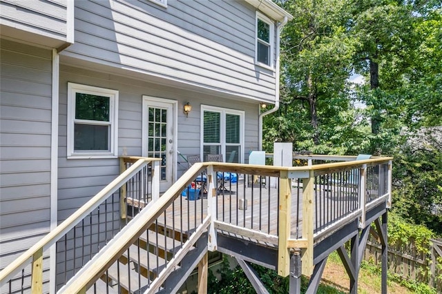 2196 Kildare Way NW, Kennesaw, GA 30152 - view of wooden deck